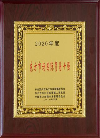 2020年東方市場十大貿(mào)易公