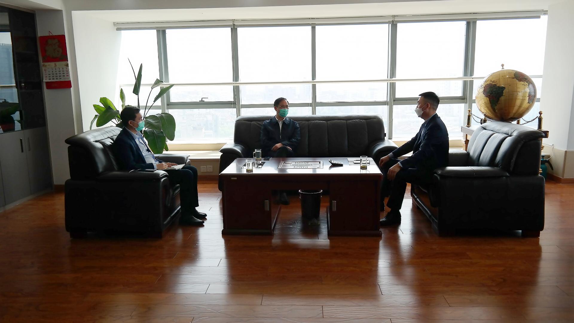 黨委書記來金昊了解疫情對企業(yè)的影響
